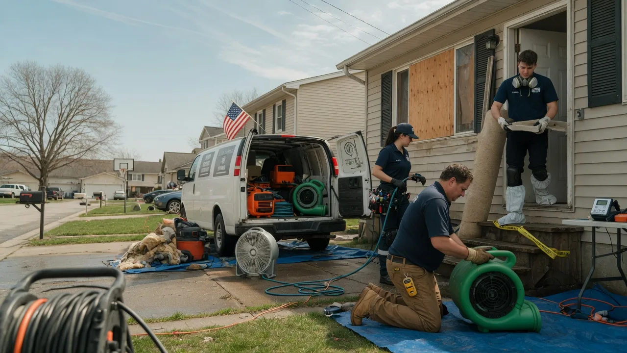 Water Damage Restoration in Reinholds, PA near me